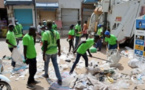 Nettoyage du marché central de Kaolack: plus de 250 tonnes d’ordures évacuées
