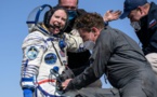 Deux cosmonautes russes et un astronaute américain de retour sur Terre