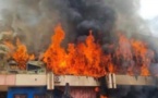 Centrafrique: violent incendie au stade omnisports de Bangui