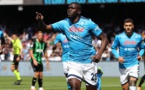 Série A: Naples surprend Sassuolo, Kalidou Koulibaly buteur