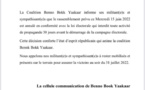Respect de la loi électorale : BBY annule son rassemblement prévu mercredi prochain