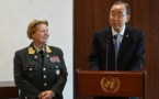 Une Norvégienne première femme à la tête d'une force de Casques bleus de l'ONU