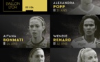Les nommées pour le Ballon d’Or féminin