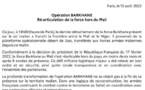 Mali: l'Armée française a plié bagage