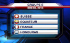 CDM 2014: Programme du Jour (Heure GMT)