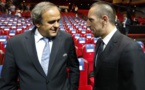 Football:Michel Platini menace de suspendre Franck Ribéry s'il refuse de jouer en sélection