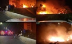 Incendie à la Zone de captage : d'importants dégâts matériels et un blessé enregistrés