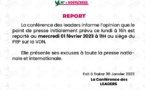 La conférence des leaders de YAW reporte sa rencontre avec la presse