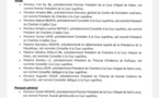 Vaste chamboulement à l'issue du Conseil supérieur de la magistrature (Documents)