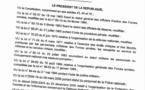 Voici le projet de décret fixant le profil, le rôle et les missions du Haut Fonctionnaire de Défense (documents)