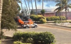 Affrontements à Ngor : un véhicule de la Croix-Rouge sénégalaise caillassé et incendié 