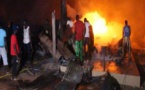 Dakar : un violent incendie au marché Tilène ce vendredi