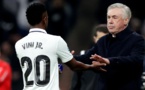Carlo Ancelotti : « Vinicius Junior ne pense pas à partir, il aime le Real Madrid »