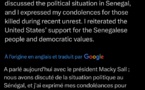 Tension au Sénégal : le secrétaire d’Etat américain a parlé au téléphone avec Macky Sall