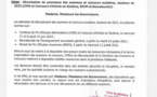 Voici le calendrier de déroulement des examens et concours scolaires, sessions de 2023