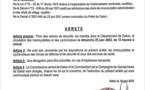 Dakar : les motos interdites de circuler de 13h à minuit (document)