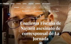 Mexique: un journaliste du grand quotidien «La Jornada» assassiné