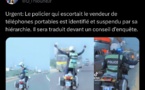 Dakar-Touba : le policier qui escortait un vendeur de téléphone portable identifié et suspendu