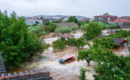 Après les incendies, la Grèce confrontée à des pluies torrentielles