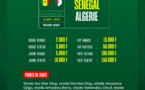 Amical Sénégal vs Algérie : voici les points de vente des tickets
