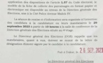 Parrainage: la séance de remise des fiches et d’information aux candidats prévue le 29 septembre à la DGE