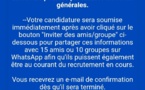 Appel à la candidature à la CENA: Une fake news circule sur les réseaux sociaux