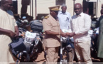 Tambacounda : 70 motos remises aux sept (7) districts sanitaires de la région par le gouverneur 