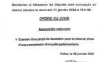 Commission d'enquête demandée par le Pds: les députés convoqués en séance plénière ce mercredi