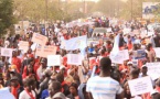 Ziguinchor : les travailleurs des collectivités territoriales ont tenu leur marche