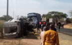 Collision à Ndoulo entre un camion et un minicar : le bilan passe à 9 morts et 14 blessés, des victimes introuvables 