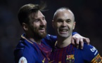 Foot : « Tu vas manquer au football », l’hommage poignant de Lionel Messi à Andres Iniesta