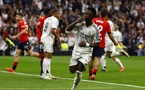 Espagne : le Real Madrid bat Osasuna (4–0) avec un triplé de Vinicius