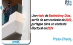 Press-Check: une vidéo de Barthélémy Dias, sortie de son contexte de 2022, partagée dans un contexte électoral en 2024
