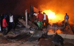 Incendie au marché central de Thiès : une trentaine de cantines consumées
