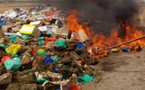 Mbacké : plus de 60 tonnes de produits périmés incinérés