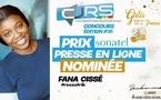 Fana Cissé de PressAfrik : Lauréate du 1er prix dans la catégorie Presse en ligne au Gala des Jeunes Reporters du Sénégal
