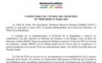 Sénégal : communiqué du Conseil des ministres du mercredi 12 mars 2025