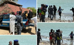 Migration irrégulière : plus de 300 migrants irréguliers arrêtés sur une pirogue au large de Joal