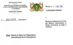 Le Niger annonce son retrait de l'Organisation Internationale de la Francophonie