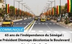 65 ans de l’indépendance du Sénégal : le Président Diomaye décolonise le Boulevard Général De Gaulle
