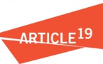 Job opportunity - Programme officer Article 19: Go to description