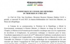 Sénégal : Communiqué du Conseil des ministres du mercredi 30 avril 2025