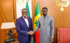 Diplomatie :  le Président Bassirou Diomaye Faye a reçu le président de la BAD au Palais