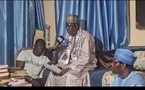 Dialogue national : Le facilitateur général présente les TDR à Cheikh Mouhamadoul Mahi Ibrahim Niass et sollicite l'avis des guides religieux