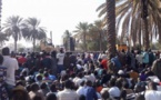 Images: les mourides assiègent la place de l'Obélisque 