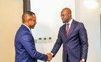 Abidjan : Ousmane Sonko rencontre Amadou Hott après son échec à la présidence de la BAD