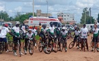 Kolda : des cyclistes du Tour du Sénégal pédalent pour soutenir l’éducation des filles