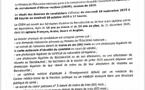 Ouverture du CREM 2025 : les dépôts sont prévus du 10 septembre au 10 octobre, les épreuves fixées au 16 octobre
