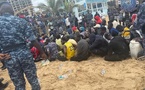 Émigration irrégulière : 112 migrants interpellés au large de Ouakam
