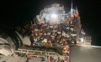 Émigration irrégulière : La Marine nationale intercepte une pirogue avec 282 migrants au large de Dakar